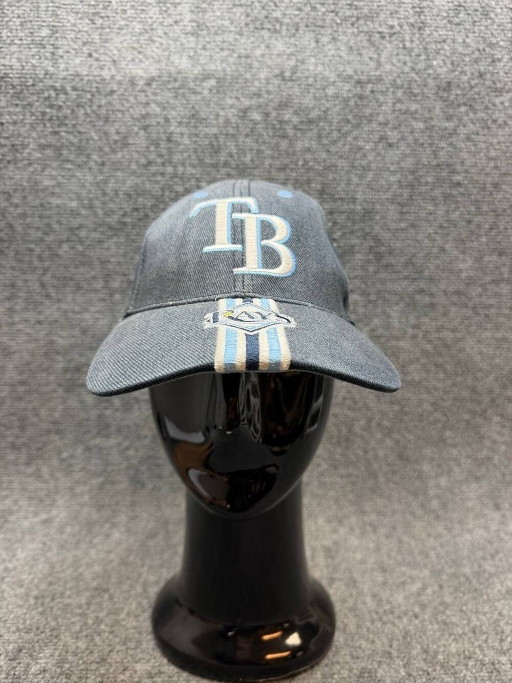 Tampa Bay Rays TB Baseball Cap Fan Favorite Gray Blue One Size